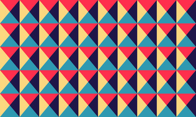 Obraz premium Seamless geometric pattern with textured mosaic and sharp shapes. Perfect for poster artwork, abstract backgrounds, or modern textile prints.