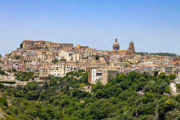 Naklejka premium Global view of Ragusa Ibla, Sicily, Italy