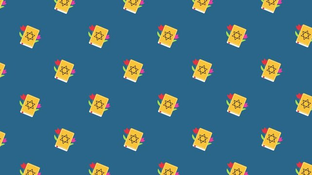 Happy Passover Animated Loop Background