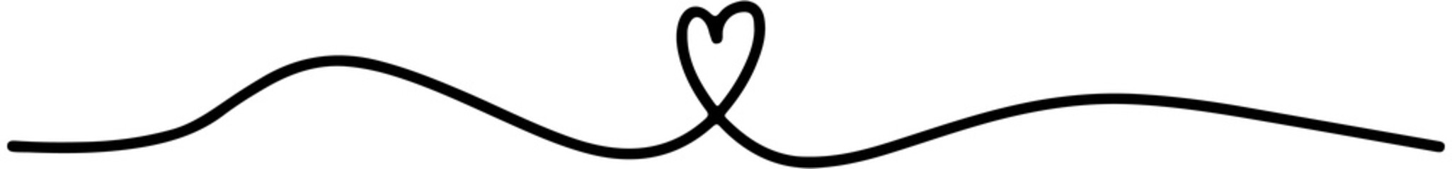 Doodle Heart Line
