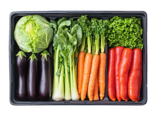 Durable black plastic container, practical storage solutions for home, office, and more