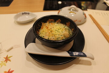 Prawn gratin in japan