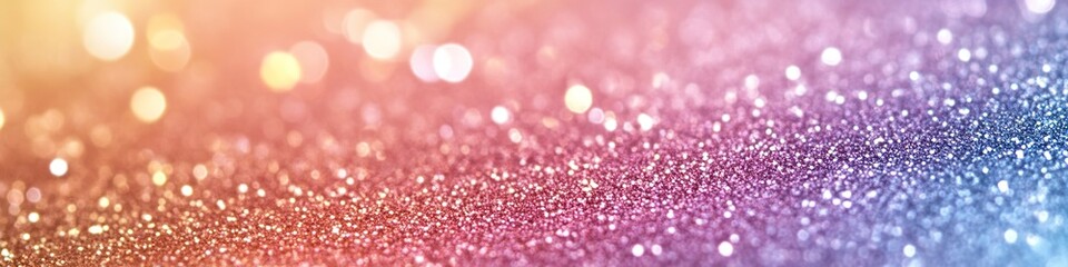 Colorful glitter gradient background with shimmer and sparkle