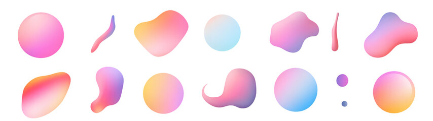 Colorful gradient collection