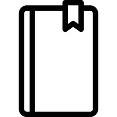 Simple vector icon notebook