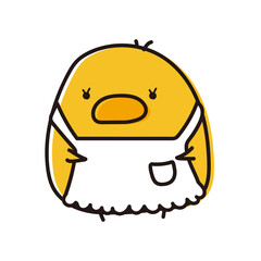 まんまるひよこママ © てがきっず