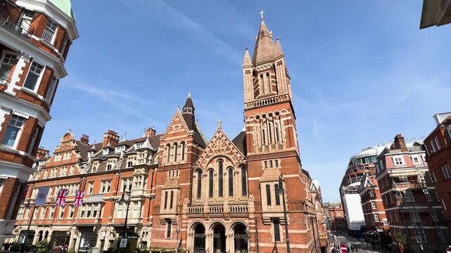 London Mayfair Red Brick Building