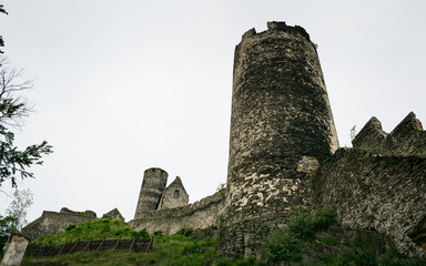 Bezděz Castle, towering over the Czech countryside.