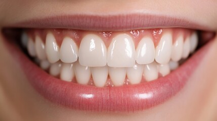 Woman orthodontic trainer smile. Generative AI
