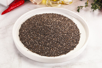 Vegan cuisine - Chia seeds for cooking