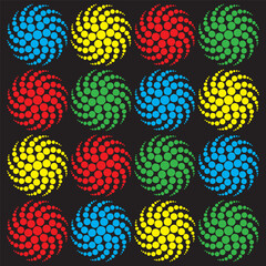 seamless background with circle, seamless pattern with circles 