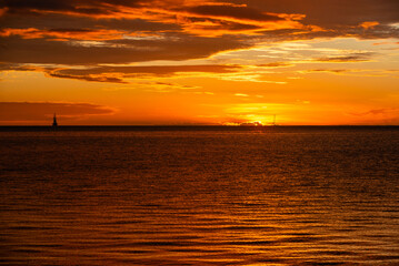 Couch&eacute; de soleil &agrave; Tahiti