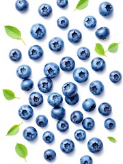 Fresh Blueberry Background &ndash; Juicy Berry Texture Close-Up