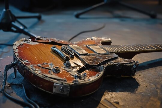 Broken Electric Guitar Images – Browse 1,021 Stock Photos