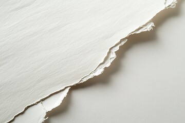 Torn paper edge revealing texture underneath