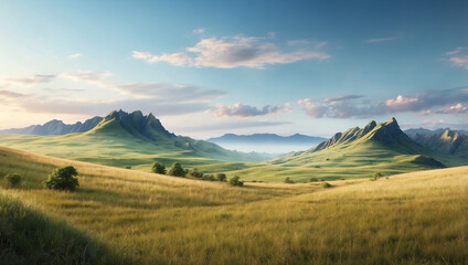 Obraz premium Wild Grass Hills