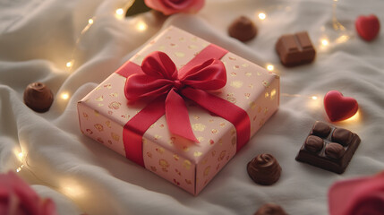 Obraz premium A Valentine's gift box