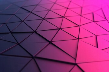 Obraz premium Gradient mesh with geometric shapes, data abstraction, tech background
