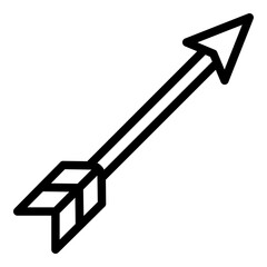 Arrow icon. Vector line icon