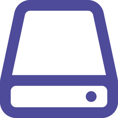 Hdd icon logo design
