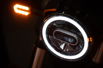 Modern motorcycle LED headlight