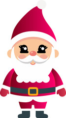 Cute Santa Claus cartoon, merry christmas