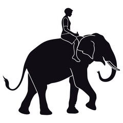 Elephant silhouette