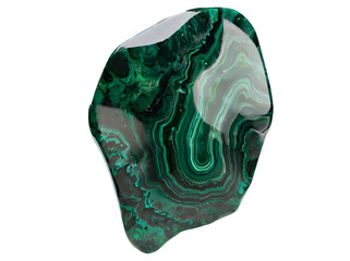 Obraz premium natural malachite stone shimmers under the sun's rays
