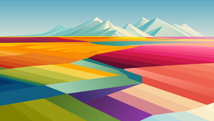 abstract rainbow background