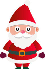 Cute Santa Claus cartoon, merry christmas