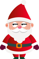 Cute Santa Claus cartoon, merry christmas