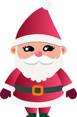 Cute Santa Claus cartoon, merry christmas