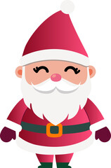 Cute Santa Claus cartoon, merry christmas