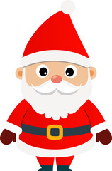 Cute Santa Claus cartoon, merry christmas