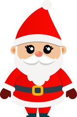 Cute Santa Claus cartoon, merry christmas