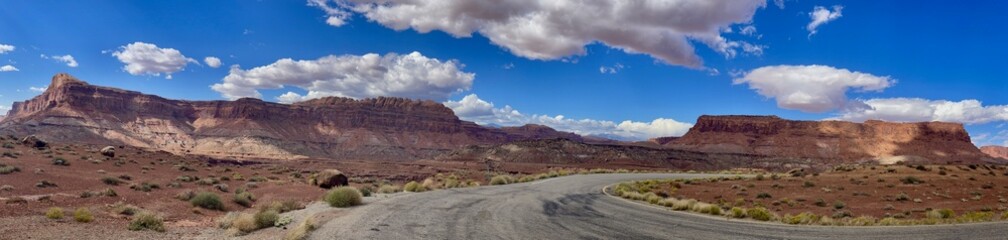 panorama of a mountain range
