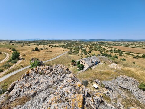 Paysage du Larzac pr&egrave;s La Blaqui&egrave;re