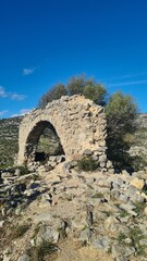 Les ruines du château de Périllos