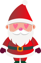 Cute Santa Claus cartoon, merry christmas