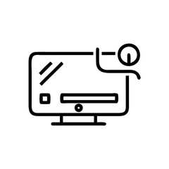 Computer icon for workplace technology