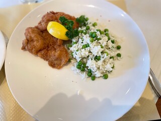 chop with rice