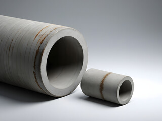 Large-size concrete pipes. For construction and irrigation