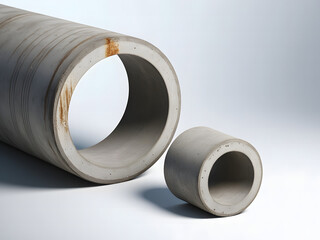 Large-size concrete pipes. For construction and irrigation