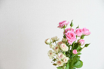 スプレー薔薇の花束