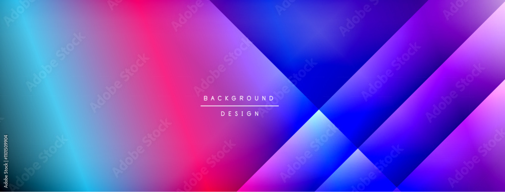 Aufkleber Light shadow lines dynamic gradient background