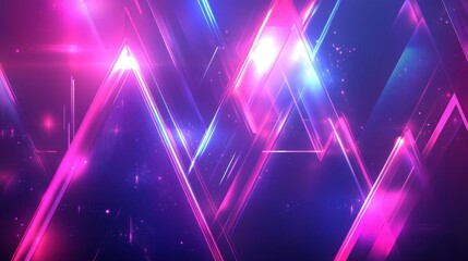 Abstract digital design with vibrant colors and geometric shapes.