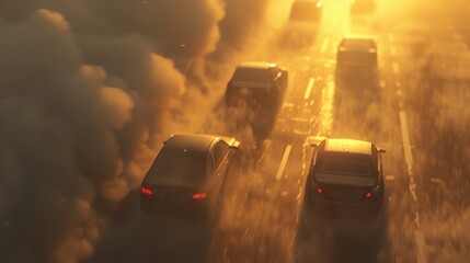 Vehicle Emissions: Airborne pollutants produced by vehicles, such as carbon dioxide and particulate matter, impacting air quality in traffic-heavy regions.
