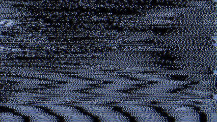 Digital Glitch noise static television VFX. Visual video effects stripes background, CRT tv screen no signal glitch effect