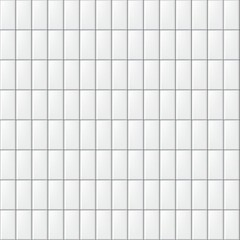 White tile texture. Seamless pattern materials.	
