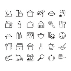 Fototapeta premium Customizable Icon Design Bundle for Digital Platforms